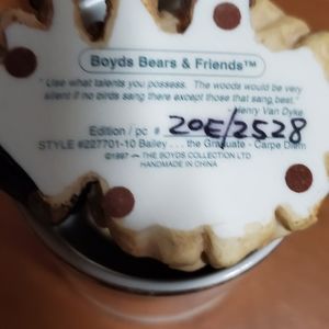 Boyds Bears Bailey the Graduate figurine